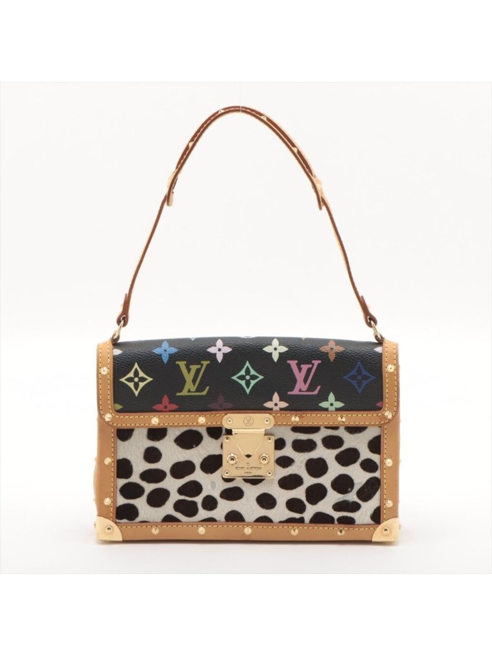 Louis Vuitton Multicolor Murakami Sac Rabat Pochette Ponyhair Dalmatian Shoulder
